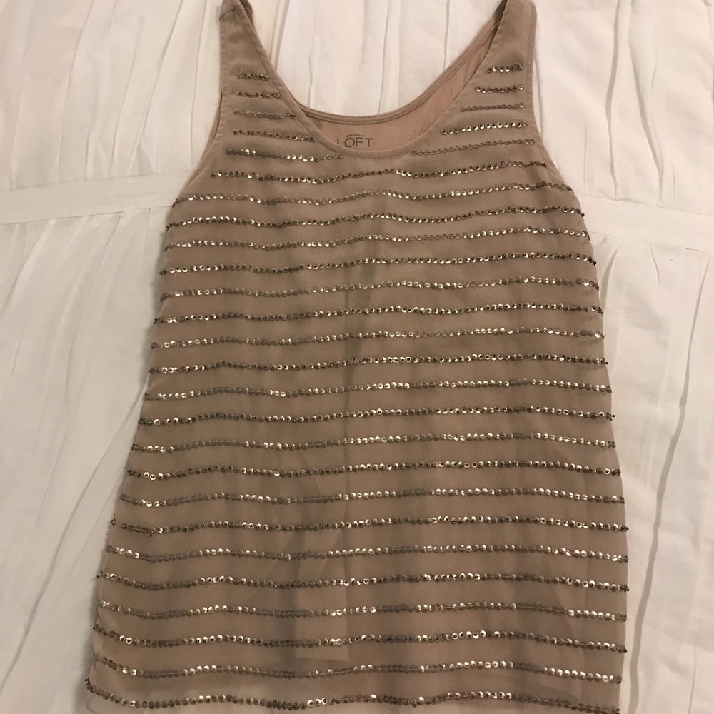 Sequin Tank Top